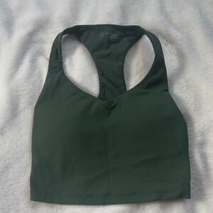 Aerie Offline Women's Dark Green Sports Bra
